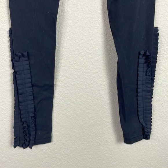 Lululemon Wunder Under Special Edition Ruffle Sides Leggings Full Length Black 4 - Picture 8 of 11